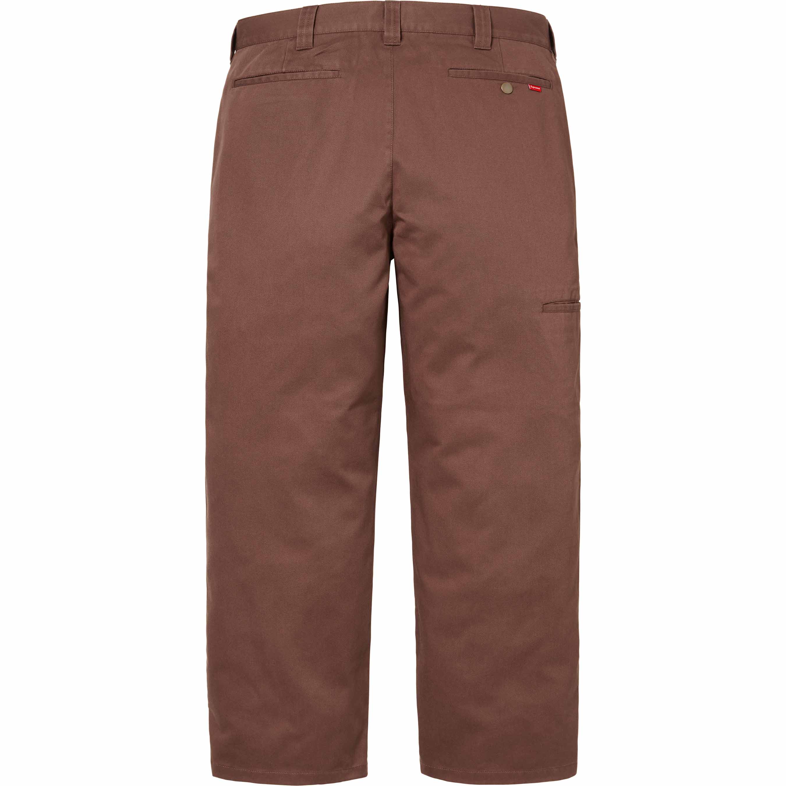 supreme work pants 36 khaki