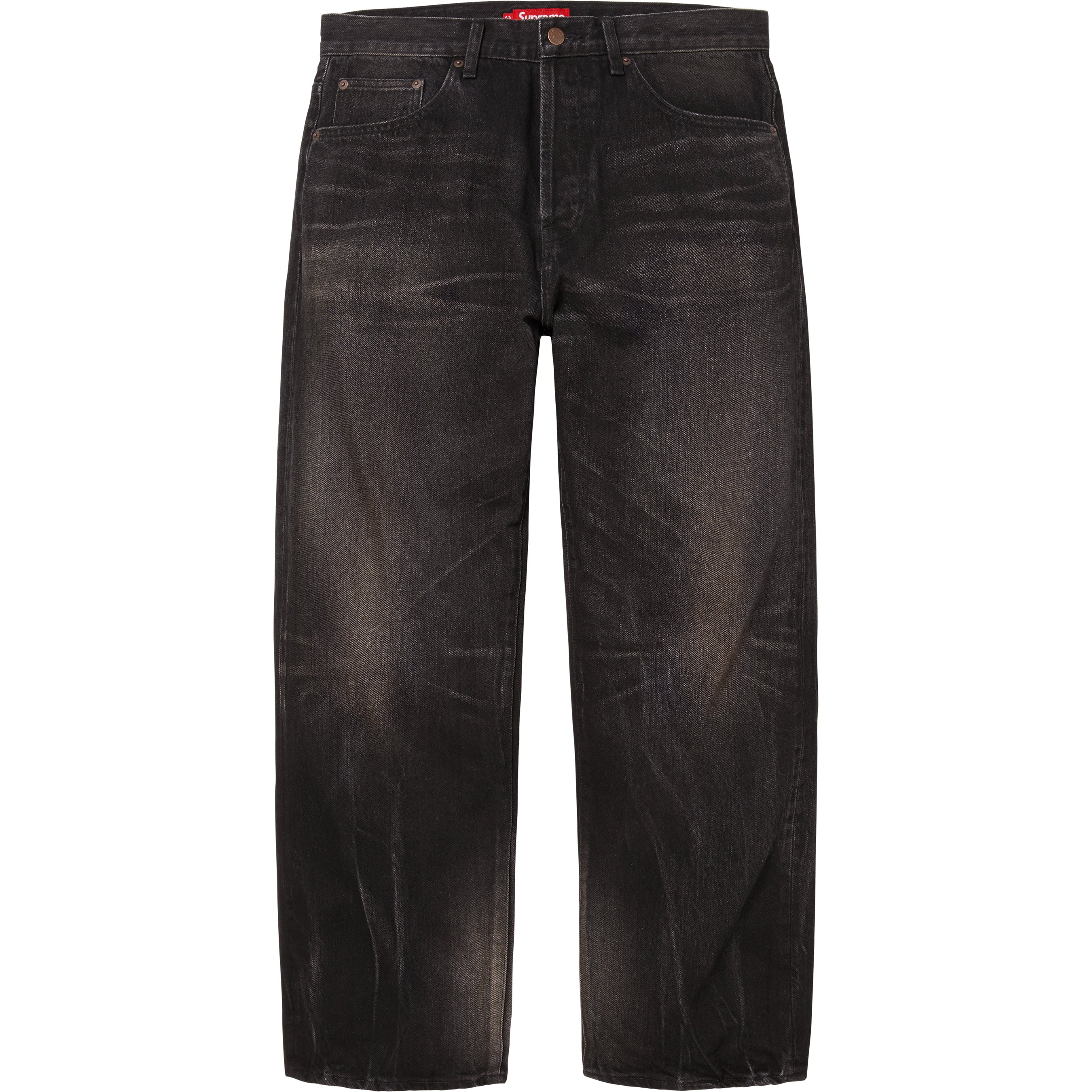 パンツ Supreme distressed loose fit jean 34 Supreme DISTRESSED LOOSE FIT SELVEDGE JEAN SS24 Denim Jeans