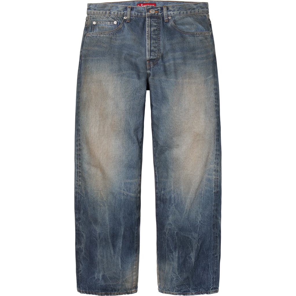 Distressed Loose Fit Selvedge Jean
