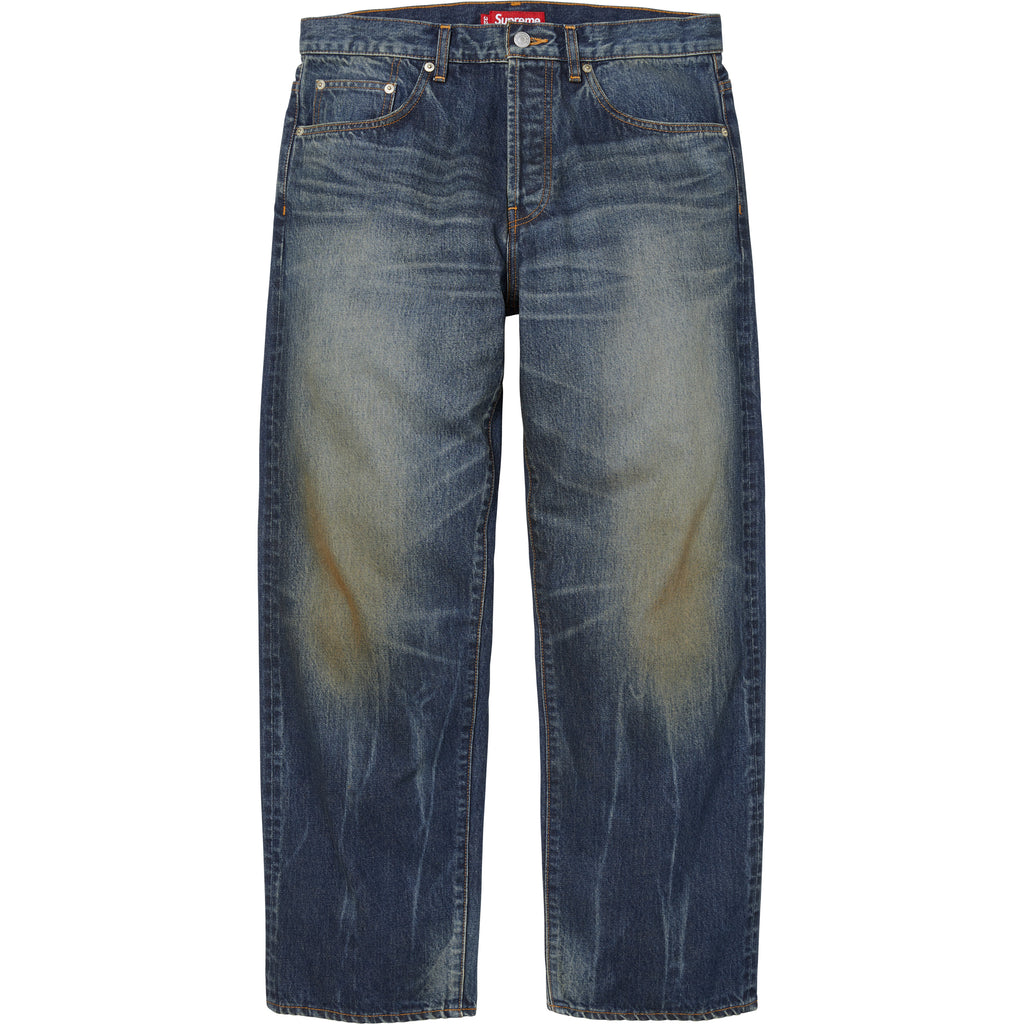 Distressed Loose Fit Selvedge Jean