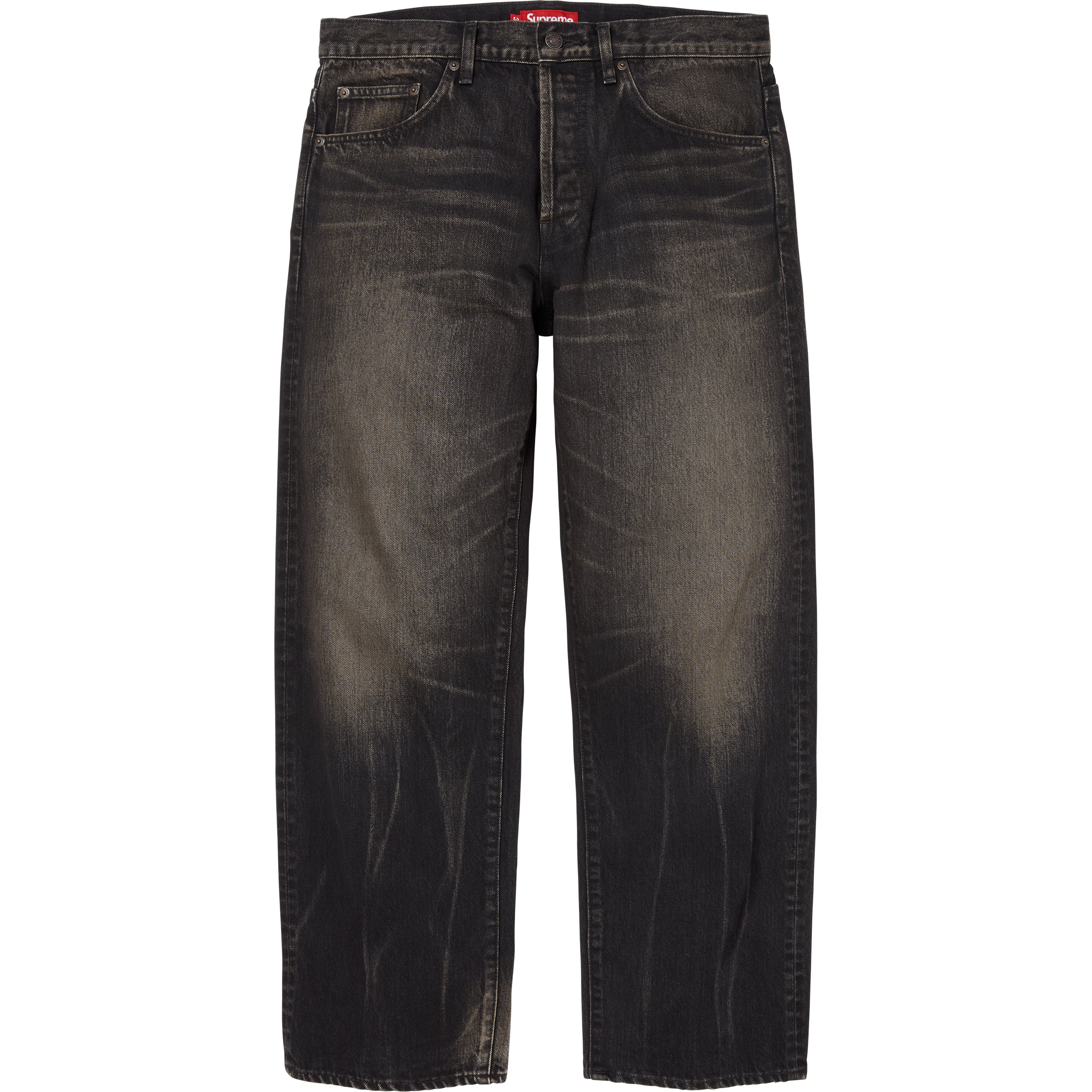 パンツ Supreme Distressed Loose Fit Jean Distressed Loose Fit Selvedge Jean - Shop - Supreme
