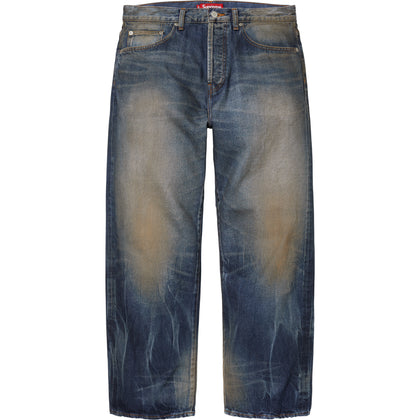 Distressed Loose Fit Selvedge Jean