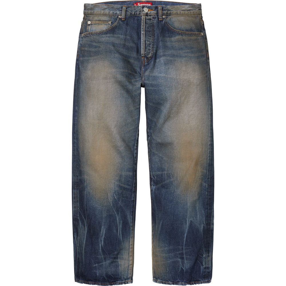 Distressed Loose Fit Selvedge Jean