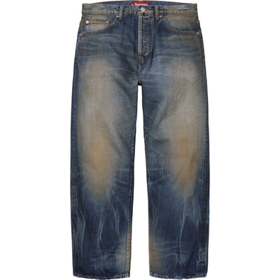 Distressed Loose Fit Selvedge Jean