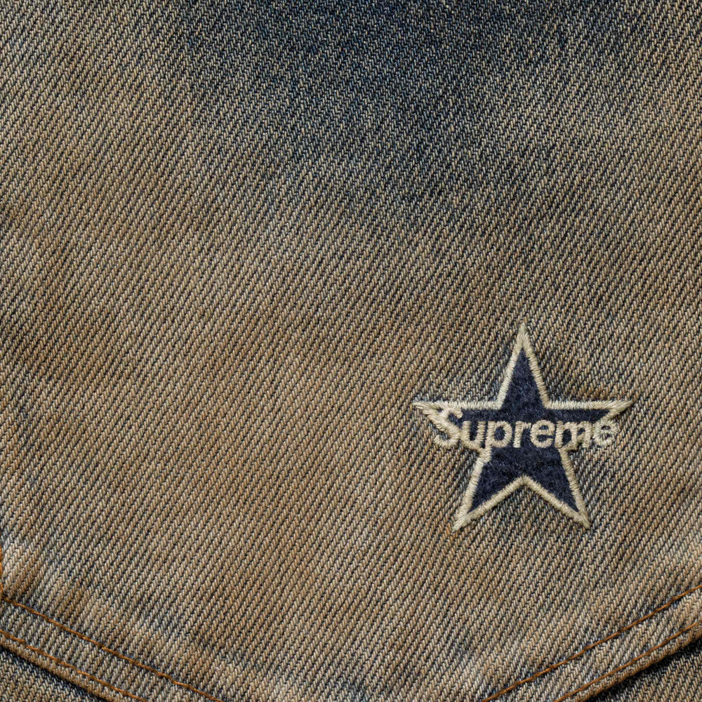 Distressed Loose Fit Selvedge Jean - Image 3