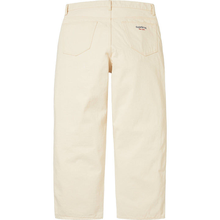パンツ Supreme Baggy Selvedge Jean Natural 32 Baggy Selvedge Jean - Shop - Supreme