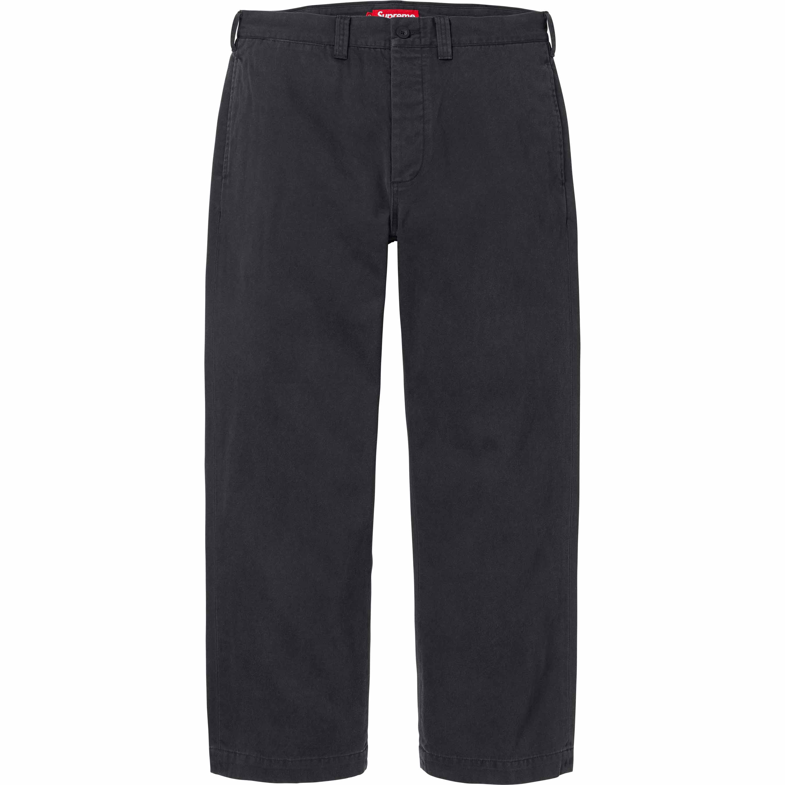 偉大な Pant Chino Supreme パンツ Washed 32 Navy パンツ