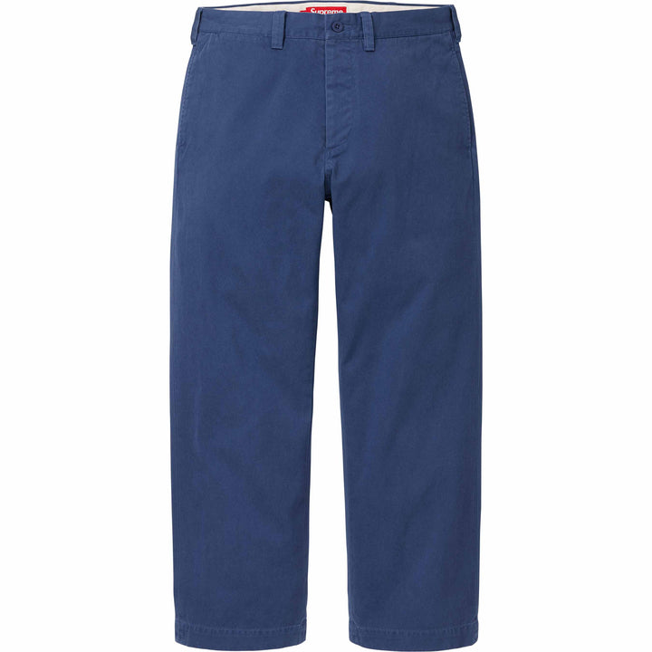 超安い】 Chino 23fw Supreme パンツ Pant Navy Washed パンツ 