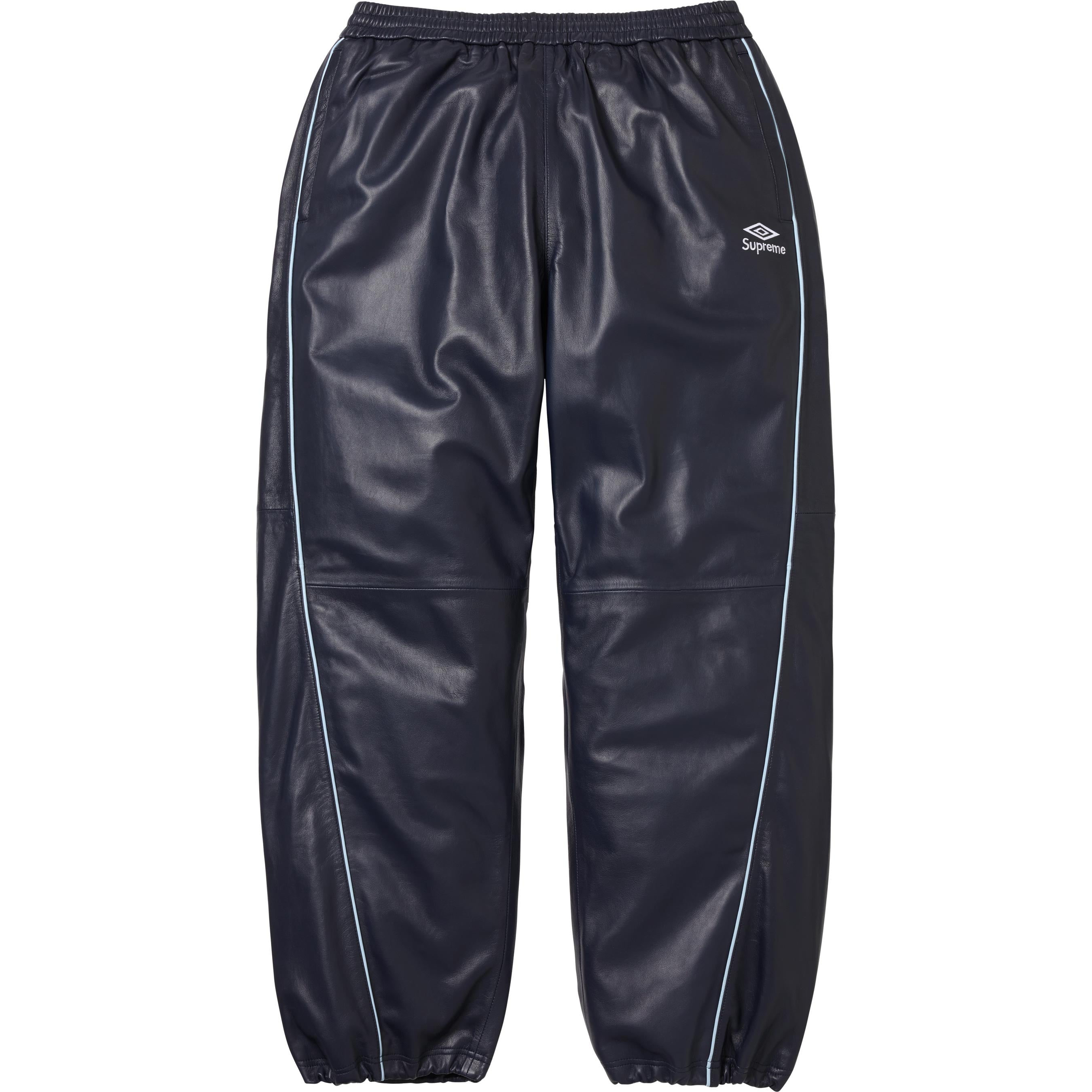 【美品】supreme umbro track pant navyトラック L Supreme®/Umbro® Leather Track Pant - Shop - Supreme