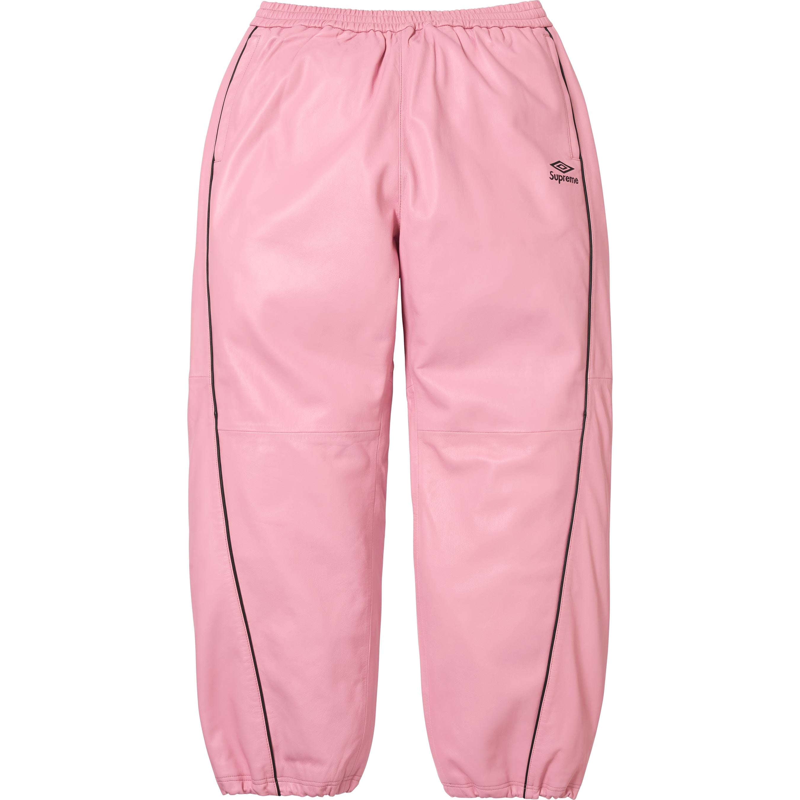 パンツ Supreme 22SS Work Pant Pink Monogram Supreme®/Umbro® Leather Track Pant - Shop - Supreme
