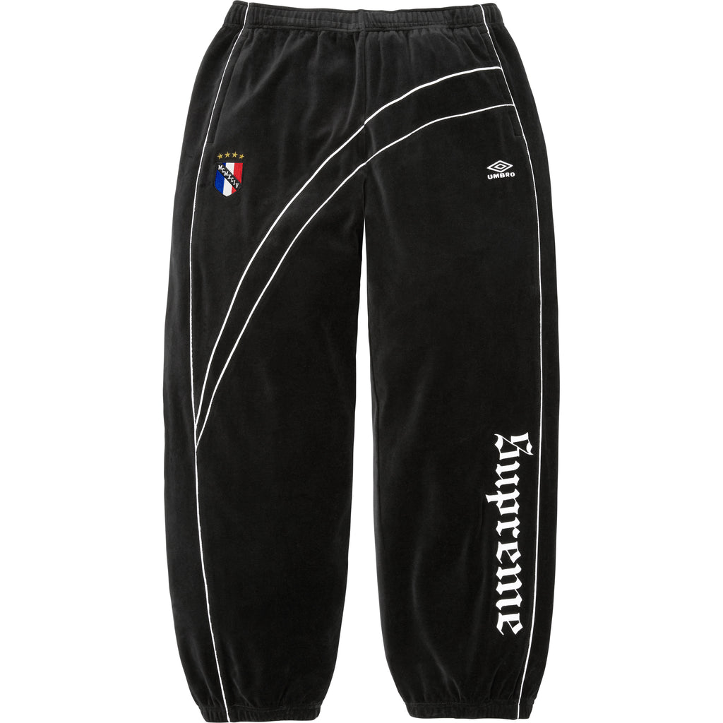 Supreme Umbro ナイロンパンツ　ブラック　Sサイズ Supreme®/Umbro® Velour Track Pant - Shop - Supreme