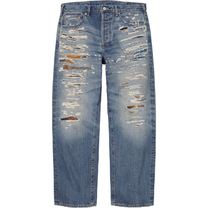 Supreme®/MM6 Maison Margiela Distressed Loose Fit Selvedge Jean