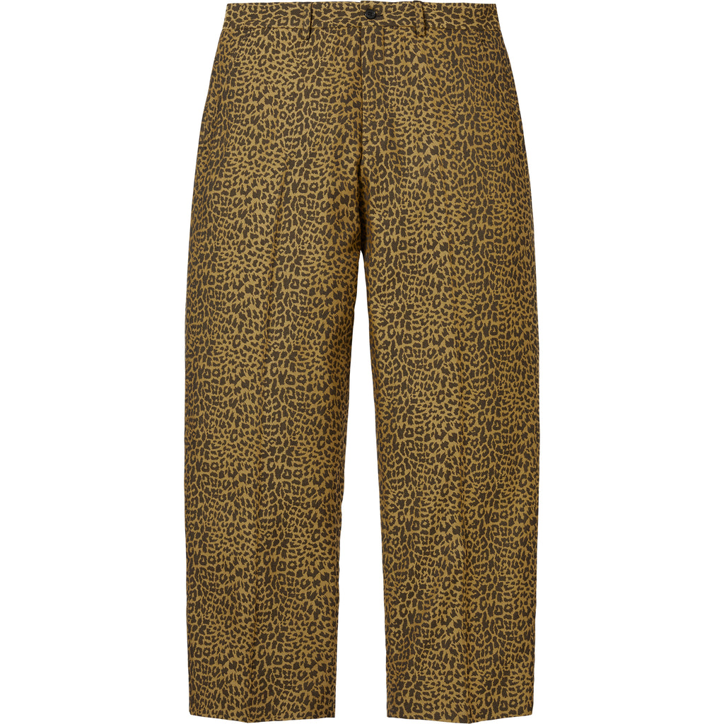 Leopard Wool Trouser
