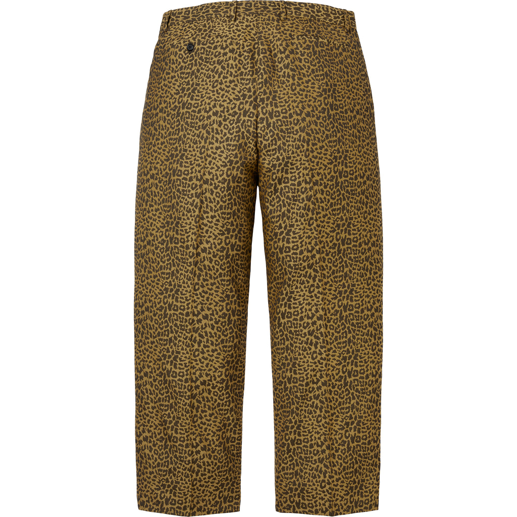 Leopard Wool Trouser