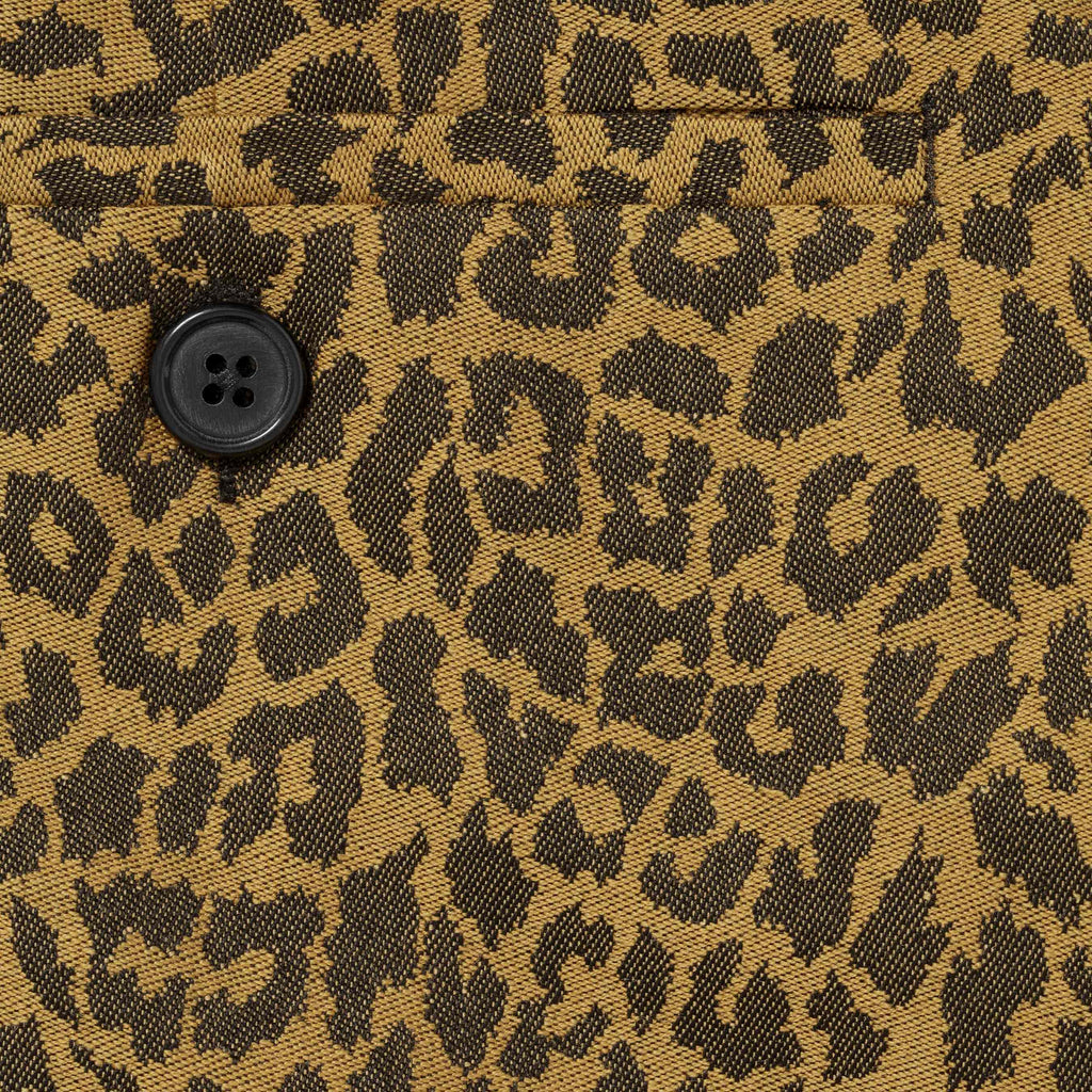 Leopard Wool Trouser
