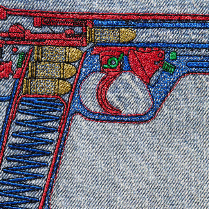 【希少※38】Guns Embroidered Loose Fit Jean Guns Embroidered Loose Fit Jean - Shop - Supreme