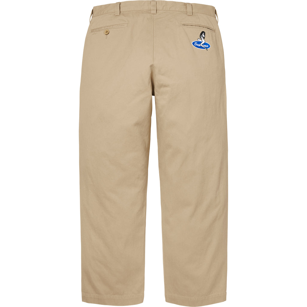Supreme crown chino pant チノパン 32 オリーブ Supreme crown chino