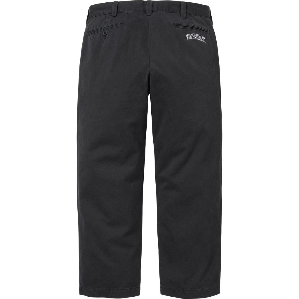 Supreme 黒 スラックス サイズSmall Shop - Supreme