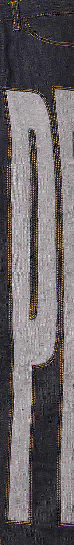 Inset Spellout Baggy Jean