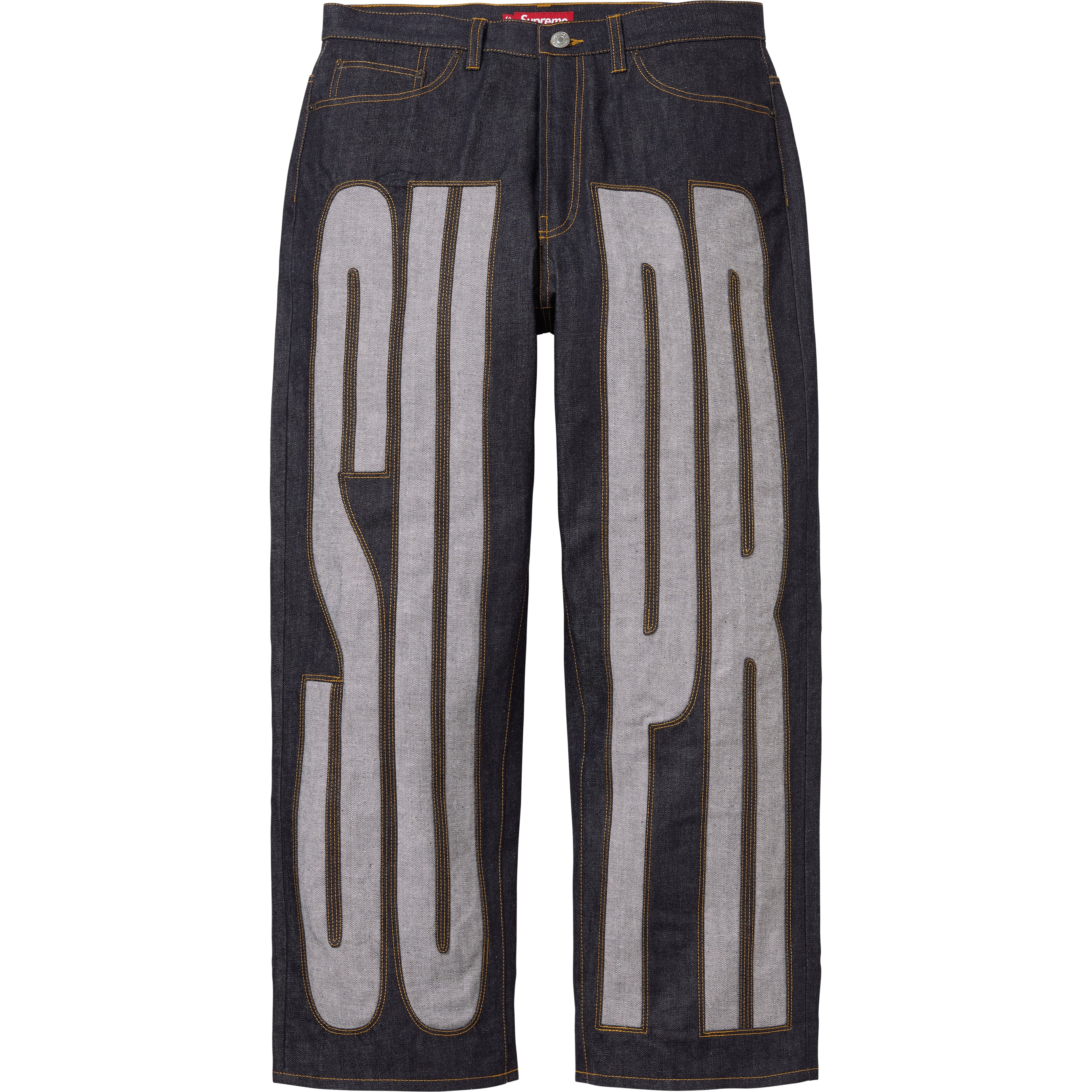 Inset Spellout Baggy Jean - Shop - Supreme