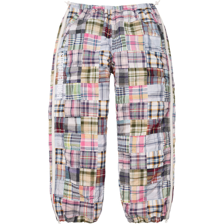 Supreme GOODENOUGH Patchwork Madras Full Zip Track Pant
