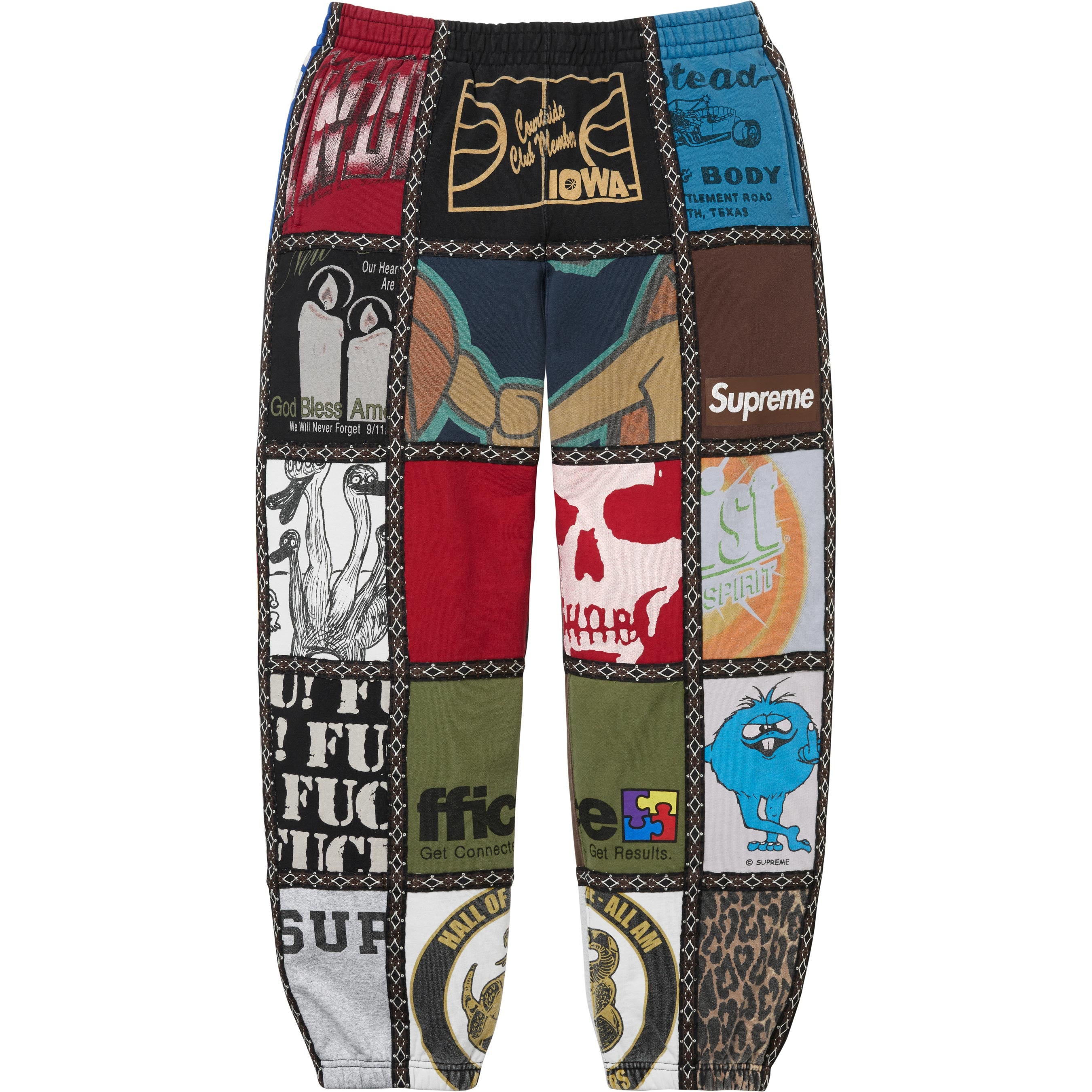 Supreme®/Number (N)ine® Patchwork Sweatpant - Shop - Supreme Supreme®/Number (N)ine® Patchwork Sweatpant - Shop - Supreme