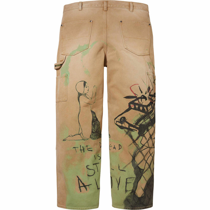 Supreme/Rita Ackermann Double Knee Painter Pant - Shop - Supreme