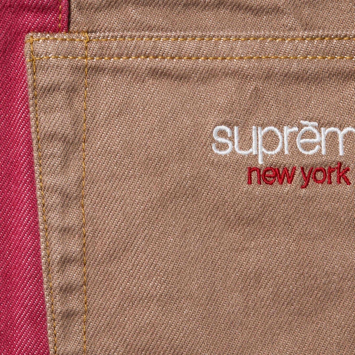 Paneled Stripe Baggy Jean - Shop - Supreme