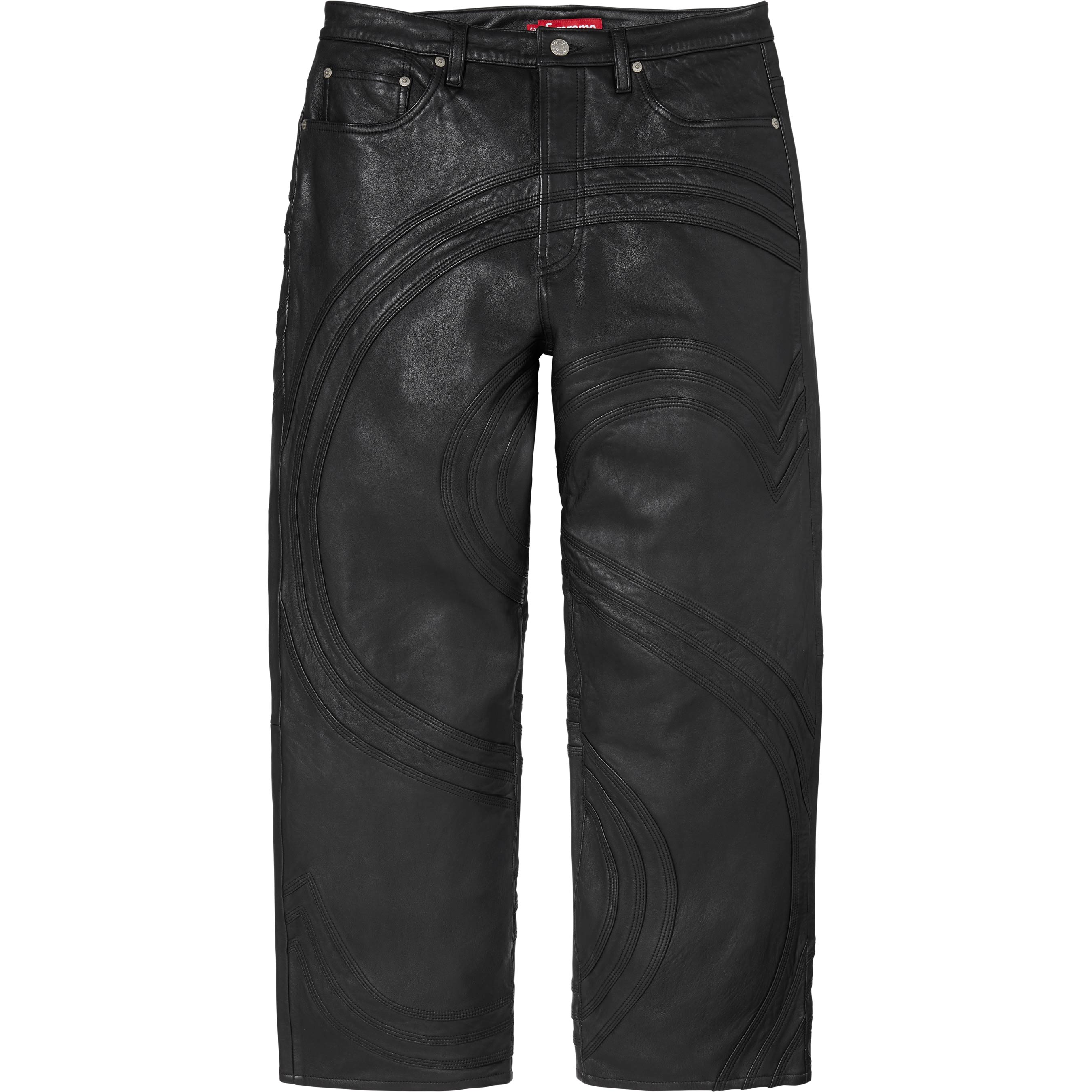 P71_SS26_LeatherSLogoPant_Blac P71_SS26_LeatherSLogoPant_Blac