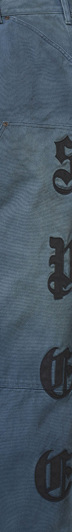 Leather Appliqué Double Knee Painter Pant