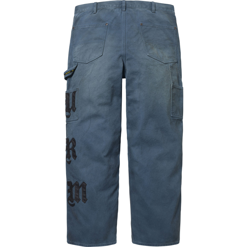 Leather Appliqué Double Knee Painter Pant