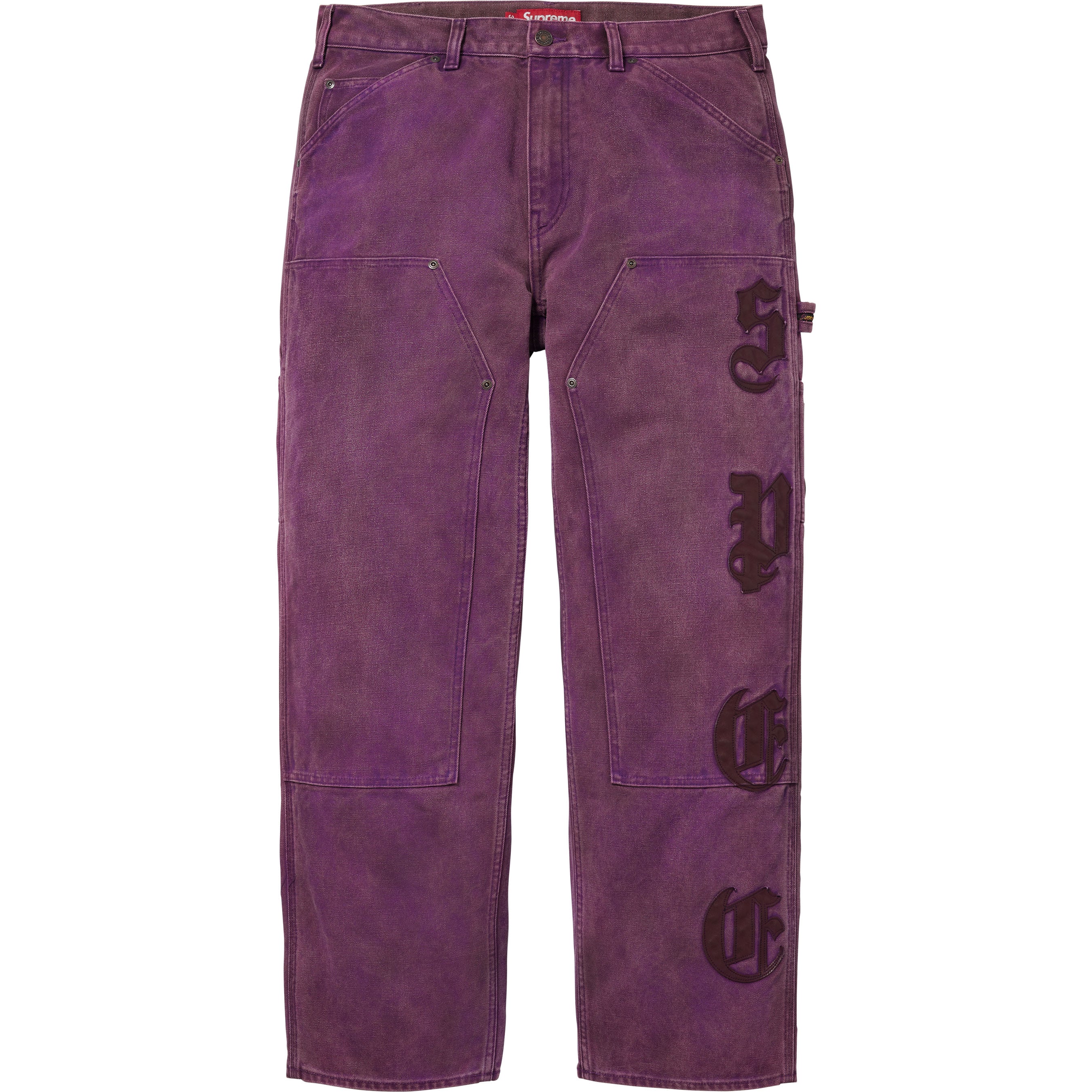 Leather Appliqué Double Knee Painter Pant - Shop - Supreme