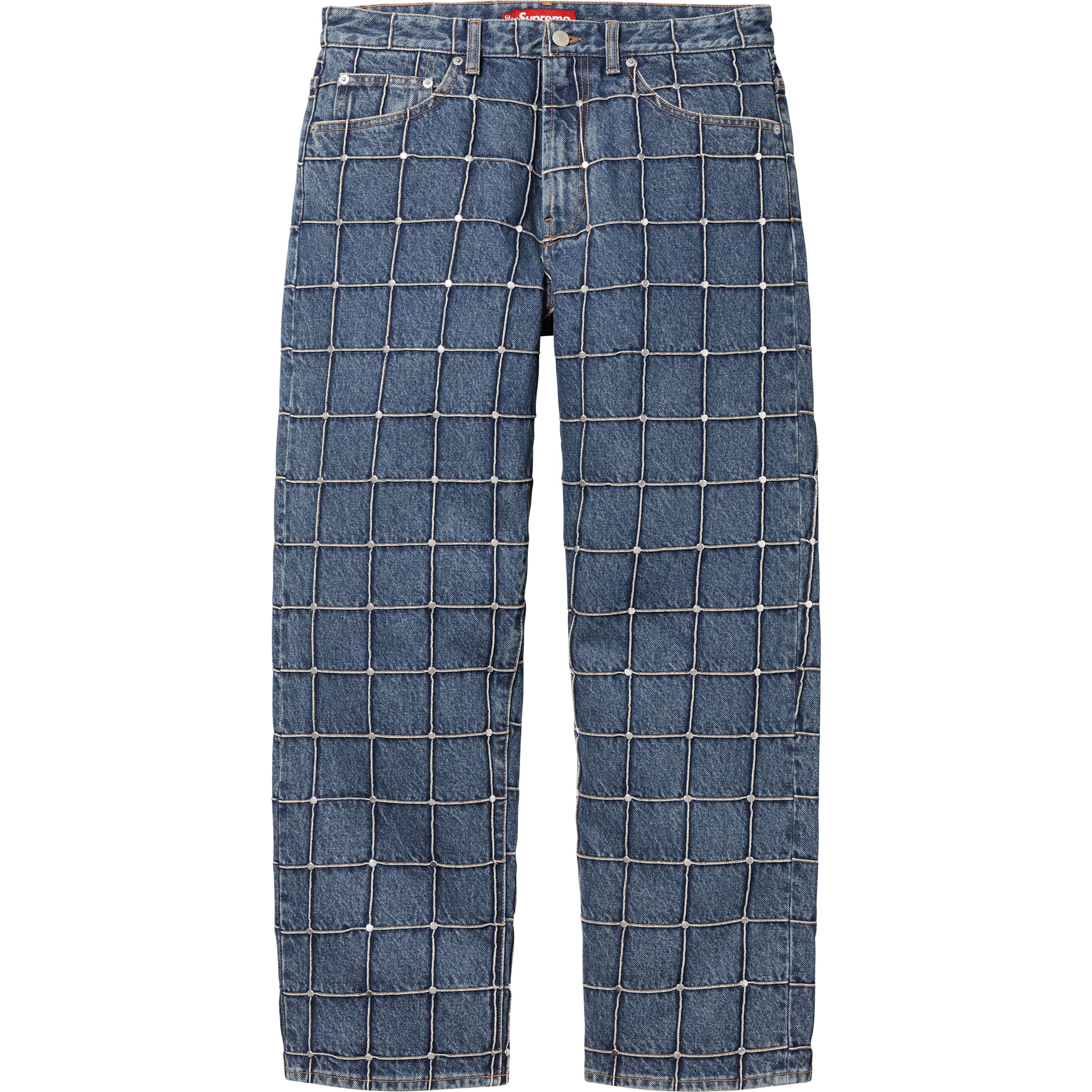 Studded Seam Loose Fit Jean - Shop - Supreme