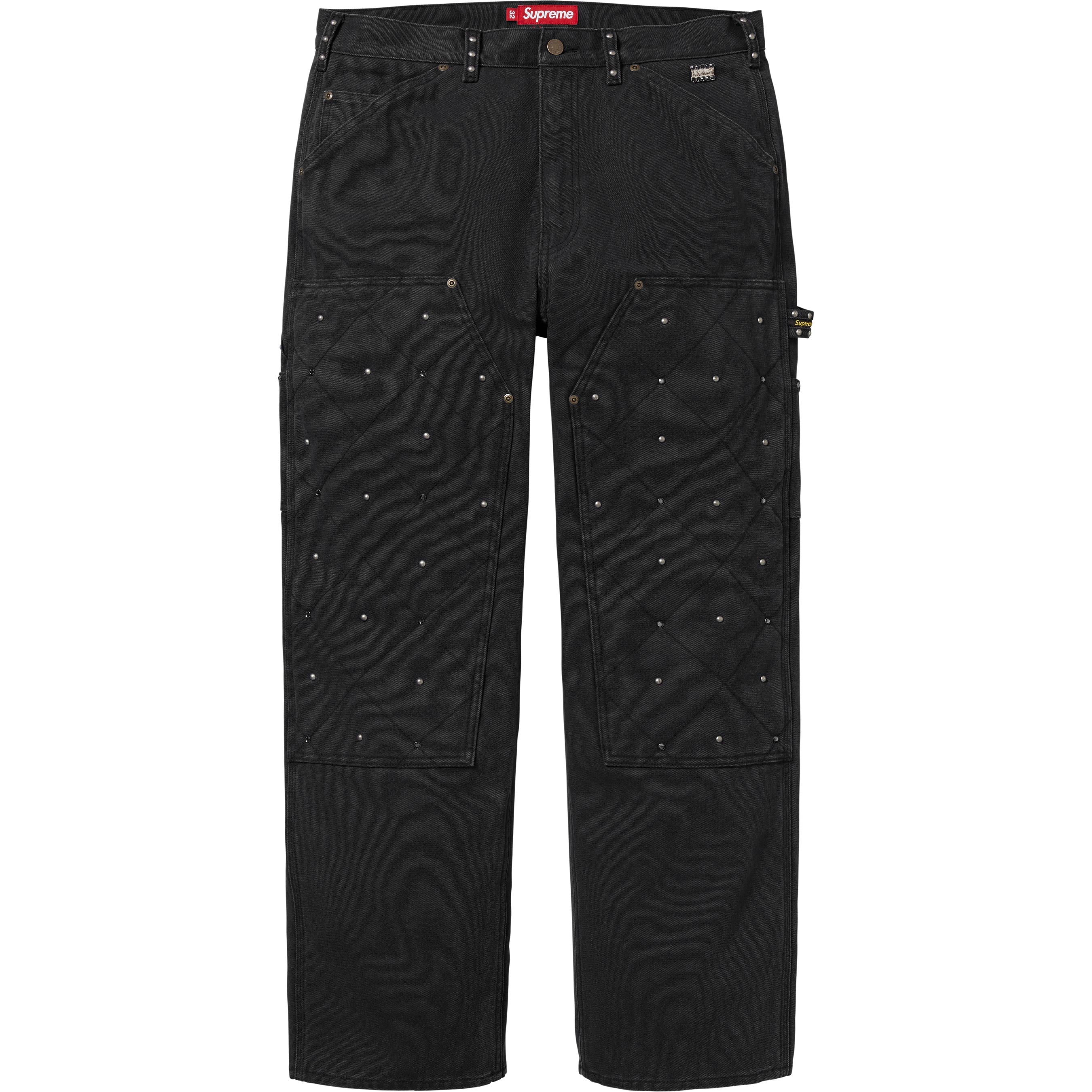 パンツ Supreme Double Knee Painter Pant Black Supreme®/b.b. Simon® Quilted Double Knee Painter Pant - Shop