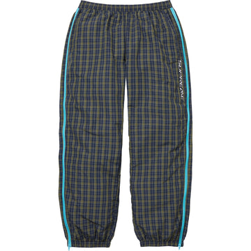 Plaid Warm Up Pant
