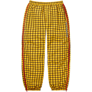Plaid Warm Up Pant