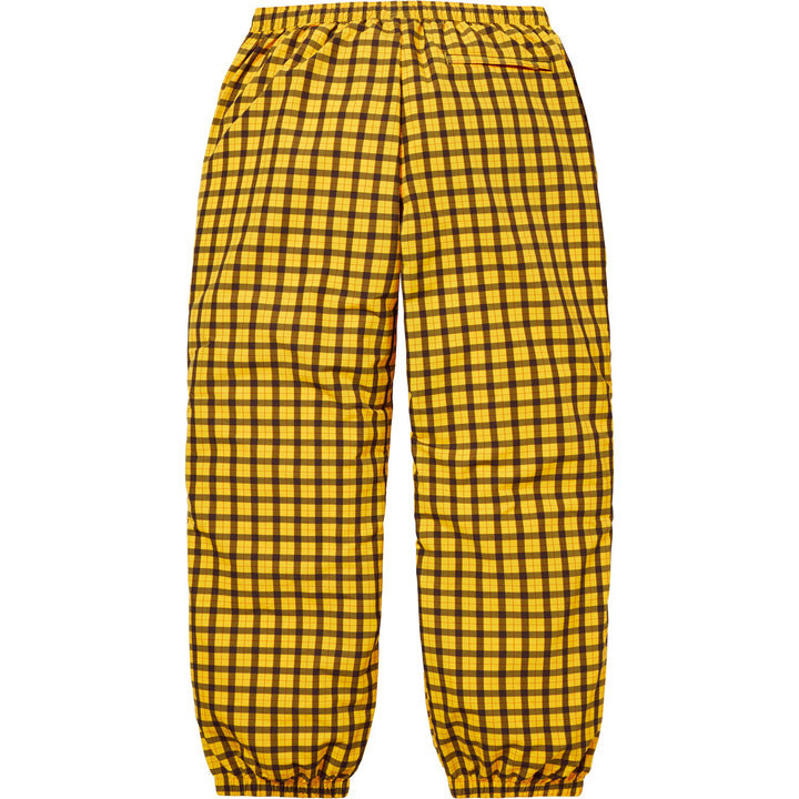 Plaid Warm Up Pant