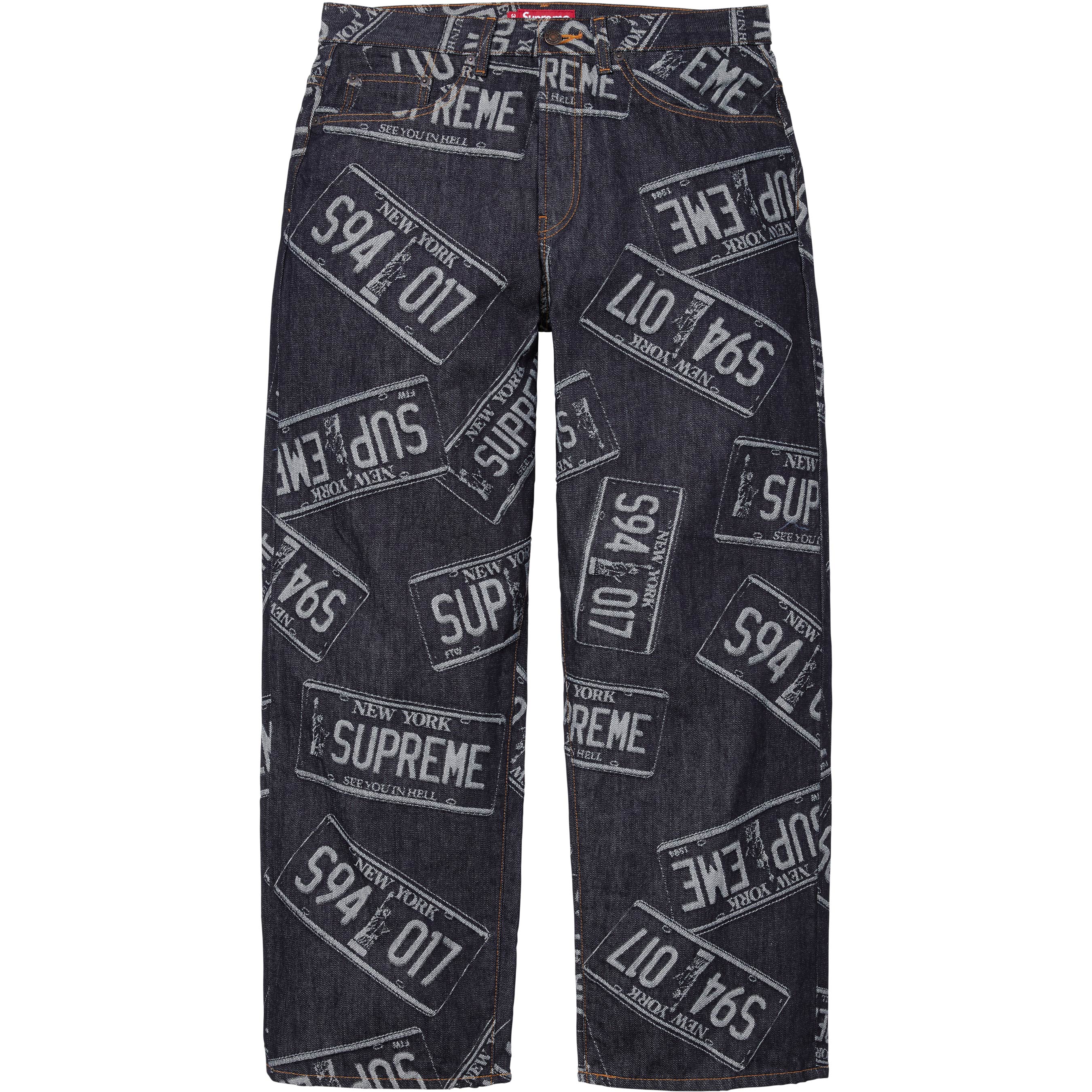License Plate Baggy Jean - Shop - Supreme