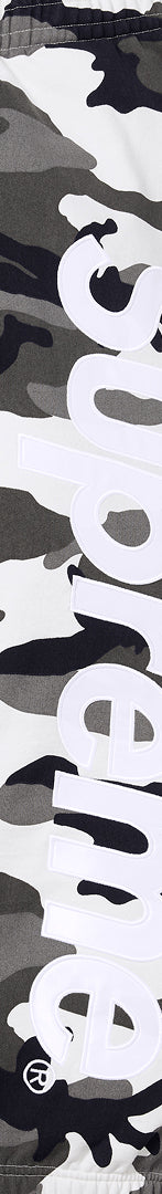 Satin Appliqué Sweatpant