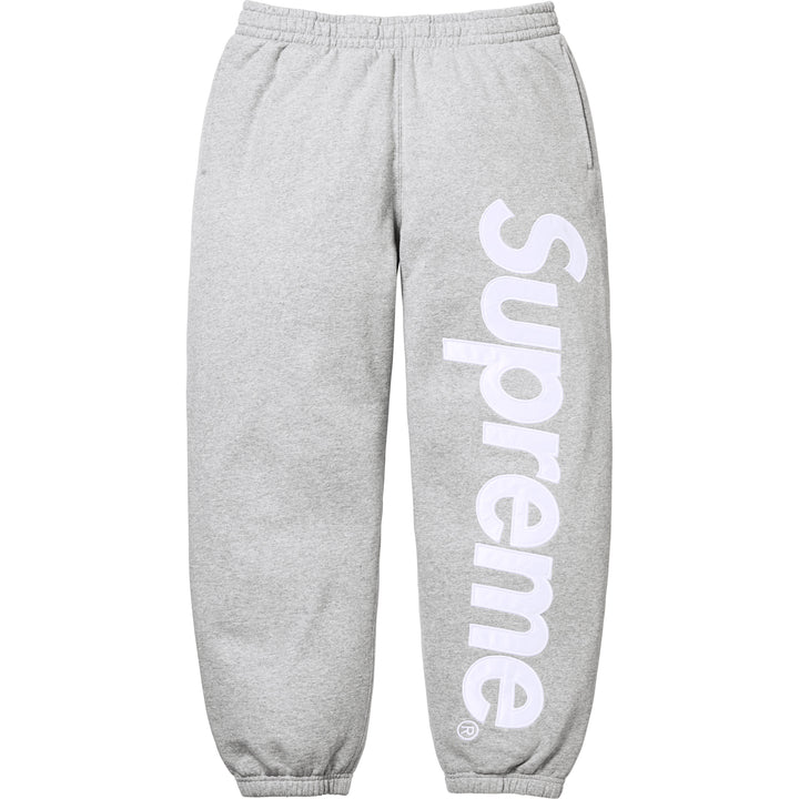 Satin Appliqué Sweatpant