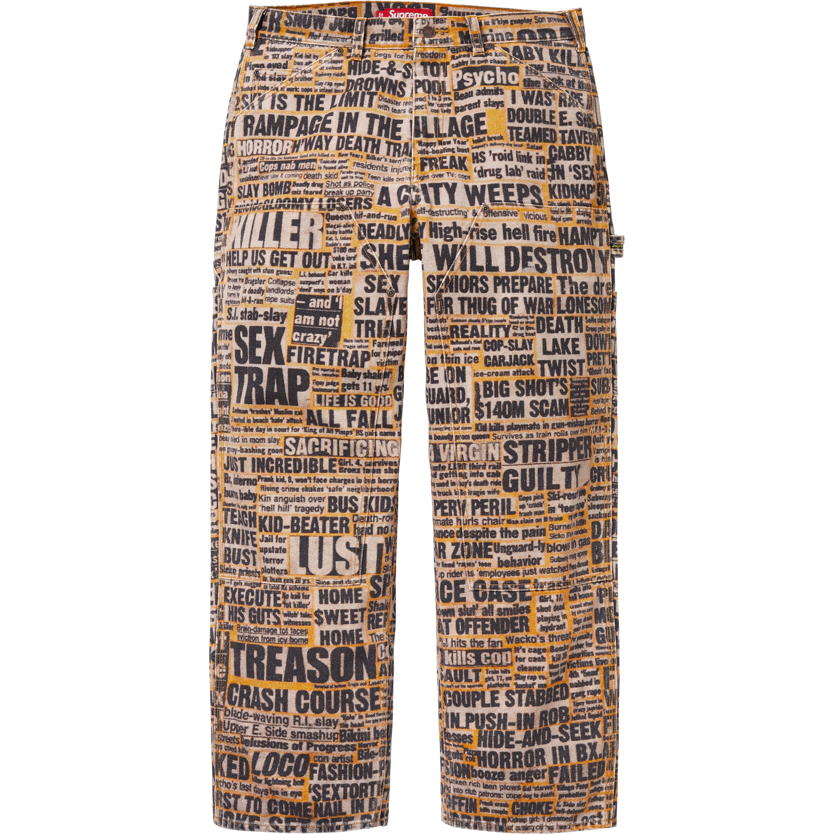 Supreme/Dash Snow Double Knee Painter Pant - Shop - Supreme