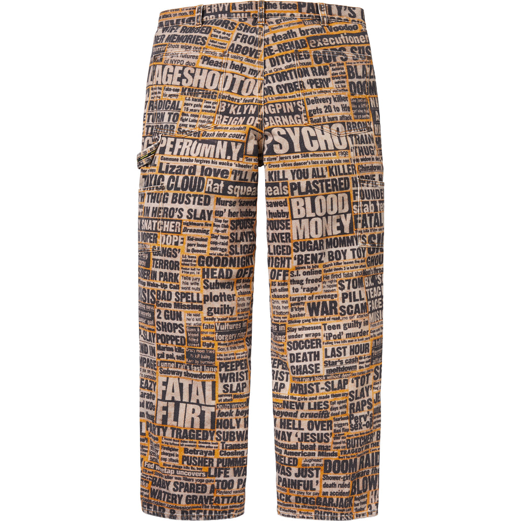 Supreme/Dash Snow Double Knee Painter Pant