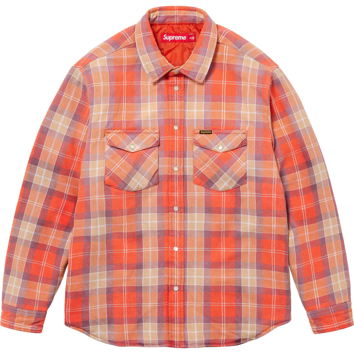 Quilted Flannel Snap Shirt - Shop - Supreme