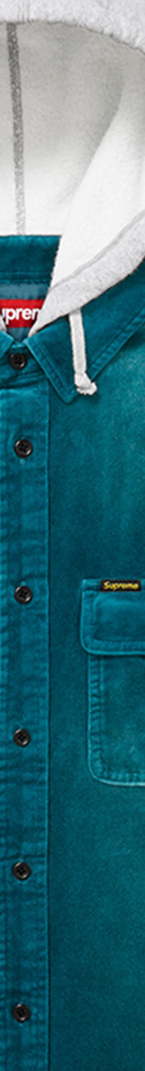 Quilted Lined Hooded Velvet Shirt-4