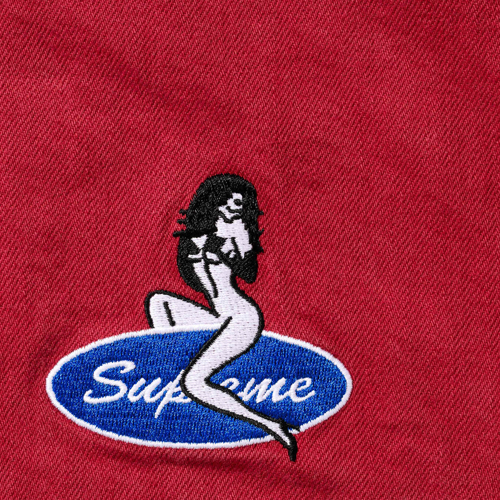 Quilted Lined Denim Snap Shirt