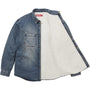 Shearling Lined Denim Work Shirt