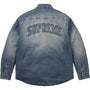 Shearling Lined Denim Work Shirt