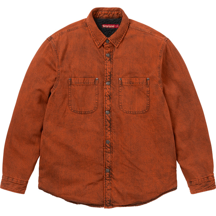 Shearling Lined Denim Work Shirt - Shop - Supreme