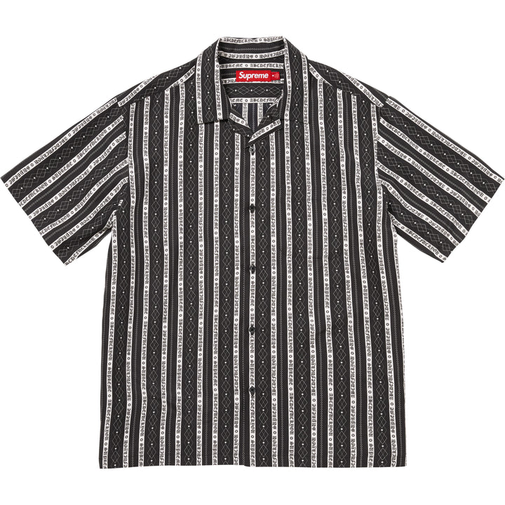 トップス supreme 16SS Old English Stripe Silk S/S Shirt - Shop - Supreme