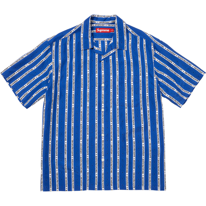 Old English Stripe Silk S/S Shirt - Shop - Supreme